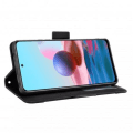 Miniatyrbillede 3 af 5: Xiaomi Redmi Note 10 Pro Plånboksfodral PU-Läder 6-FACK Winston® V3 Black