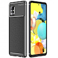 Miniatyrbillede 1 af 6: Samsung A41 Shockproof Slim Cover FullCarbon V4 Black