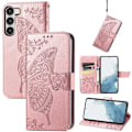 Pikkukuva 1 / 8: Samsung S23 FE -lompakkokotelo PU-nahkainen 4-TASKUN Motif Butterfly