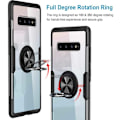 Pikkukuva 7 / 7: Samsung S10 Plus käytännöllinen iskunkestävä kotelo rengaspidikkeellä V4 (SM-G975F) Black