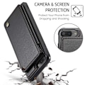 Miniatyrbild 4 av 8: CaseMe Stöttåligt Skal Korthållare Stativ 4-Fack iPhone 7 Plus / 8 Plus Svart