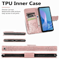Miniatyrbillede 7 af 11: Xperia 10 IV Pung-etui PU-Læder 4-ROMS Motiv Butterfly Black