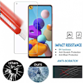 Pikkukuva 5 / 7: Samsung A21s FullFrame 0,26 mm 2,5D 9H karkaistu lasi Transparent