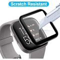 Miniatyrbillede 3 af 6: Fitbit Sense FullFrame 3D hærdet glas 0,2 mm 9H Transparent