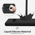 Miniatyrbild 3 av 6: Samsung S10e Gummibelagd Mattsvart Skal Kameraskydd Liquid - Svart