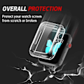 Miniatyrbillede 2 af 7: Fuld dækning Ultratynd TPU Case Apple Watch 40mm Liquid Transparent