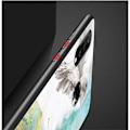 Miniatyrbillede 6 af 10: Huawei P30 Lite Marble Shell 9H hærdet glas bagside glas bagside V2 Black Svart/Guld