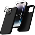 Pikkukuva 1 / 11: Kuminen tyylikäs suojakuori 3in1 iPhone 13 Pro - Musta