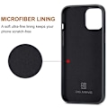 Miniatyrbild 7 av 9: 8-FACK iPhone 15 Pro Stöttåligt Skal med Magnetisk Korthållare DG.MING Detach Svart