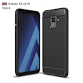 Pikkukuva 9 / 9: Samsung A8 2018 iskunkestävä iskunvaimennin SlimCarbon Svart
