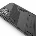Pikkukuva 5 / 8: iPhone 12 Pron iskunkestävä kotelo jalustalla ThinArmor V2 Svart