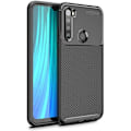 Pikkukuva 2 / 5: Xiaomi Redmi Note 8 Iskunkestävä ohut suojus FullCarbon V4 Black