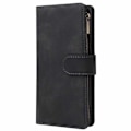 Miniatyrbild 3 av 7: Samsung S20 Plus Multifunktionellt Plånboksfodral Zipper 8-Fack Svart