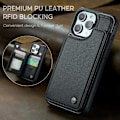 Miniatyrbillede 9 af 9: CaseMe Shockproof Cover Kortholder Stander 4-rums iPhone 11 Pro Max Sort