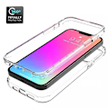 Miniatyrbillede 1 af 6: 360 ° fuld krop og støddæmper cover til iPhone 13 Mini Transparent