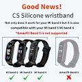 Miniatyrbild 7 av 7: Xiaomi Mi Smart Band 6/5/4/3 Slitstark Silikon Armband Walkr Svart