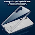 Miniatyrbild 2 av 6: Samsung S21/S21Plus/S21FE/S22/S22 Plus Stötdämpande Skal Simple V2 - Transparent Samsung S21 Plus