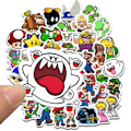 Miniatyrbillede 1 af 4: 50-PAKKER Nintendo Super Mario vandtætte klistermærker White