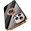 Miniatyrbillede 2 af 7: iPhone 13 Pro Max Elegant & Shock Resistent Shell med ringholder fejlfri Rosa
