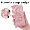 Pikkukuva 8 / 10: Samsung S21 Ultra Wallet Case PU-nahkainen 4-POCKET Motif Butterfly Rosenguld