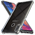 Pikkukuva 1 / 6: Samsung A20e iskuja vaimentava silikonisuojus Iskunvaimennin (SM-A202F) Transparent