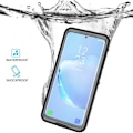 Miniatyrbild 3 av 6: Samsung Galaxy S20 Plus Heltäckande Vattentät Premium Skal - 2m Transparent