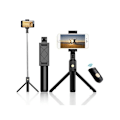 Miniatyrbillede 1 af 7: Selfie stick Bluetooth med stativ Black