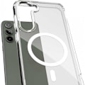 Miniatyrbild 4 av 6: Samsung S23 Transparent Stötdämpande Skal MagSafe-Kompatibelt Transparent