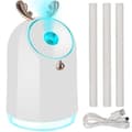 Luftfuktare Aromaterapi med LED belysning USB Vit