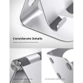 Miniatyrbillede 6 af 6: Elegant justerbart stativ til tablets Silver