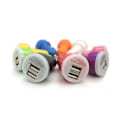 Miniatyrbillede 2 af 3: Universal Mini Biloplader Dobbelt USB 2.1A Lila