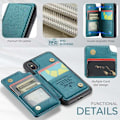 Miniatyrbillede 3 af 7: CaseMe Shockproof Cover Kortholder Stander 4-rums iPhone XS Max Grön