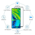 Miniatyrbillede 2 af 3: Xiaomi Mi Note 10/10 Pro hærdet glas 3D 0,26 mm 9H Fullframe Transparent