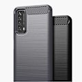 Miniatyrbild 4 av 5: Huawei P Smart 2021 Stöttåligt Skal SlimCarbon Svart