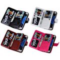 Miniatyrbillede 2 af 5: Samsung J1 Practical Wallet Case med 11-bakke Array Svart