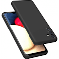 Miniatyrbillede 1 af 5: Samsung A34 5G Ultratunn Mjukt Gummibelagd Mattsvart Skal Black