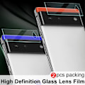 Miniatyrbild 2 av 6: 2-PACK Google Pixel 6A Skydd Linsskydd Kameraskydd Transparent