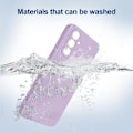 Miniatyrbild 5 av 7: Samsung A15 5G Gummibelagd Matt Skal Kameraskydd Liquid - Lila