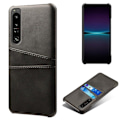 Miniatyrbillede 2 af 4: Xperia 1 IV eksklusiv stødabsorberende kortholder Retro® V2 Black