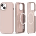 Miniatyrbild 1 av 6: Gummibelagd Minimalistisk MagSafe Skal iPhone 15 - Rosa Rosa