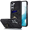 Miniatyrbillede 1 af 10: Samsung S23 Plus mobilcover med kortholder Retro V4 Svart