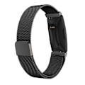 Miniatyrbild 2 av 6: Fitbit Inspire HR Armband Milanesisk Loop Svart Svart