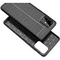 Miniatyrbillede 2 af 5: Samsung S20 Plus stød- og stødabsorberende cover Litchi Black