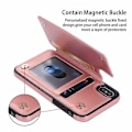 Pikkukuva 3 / 7: iPhone XS Max -iskunkestävä kotelo, 3-taskuinen Flippr Rose Gold -korttikotelo Pink gold