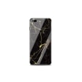 Miniatyrbild 3 av 7: iPhone 7 Marmorskal 9H Härdat Glas Baksida Glassback Black Variant 2