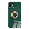 Miniatyrbild 1 av 6: iPhone 11 Pro Elegant & Stöttåligt Skal med Ringhållare Flawless Mörkgrön