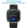 Miniatyrbillede 4 af 6: 2-PACK Fitbit Versa 2 FullFrame 3D hærdet glas 0,2 mm 9H Transparent