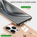 Pikkukuva 4 / 7: Tyylikäs ja iskunkestävä iPhone 13 Pro -kotelo, jossa on Flawless sormusteline Dark green