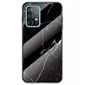 Miniatyrbillede 2 af 8: Samsung A53 5G Marble Shell 9H hærdet glas bagside glas bagside V2 MultiColor Svart/Guld