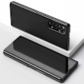 Pikkukuva 4 / 4: Xiaomi Redmi Note 11 / 11S Smart Flip Case Clear View Seisova V2 Rocket Black